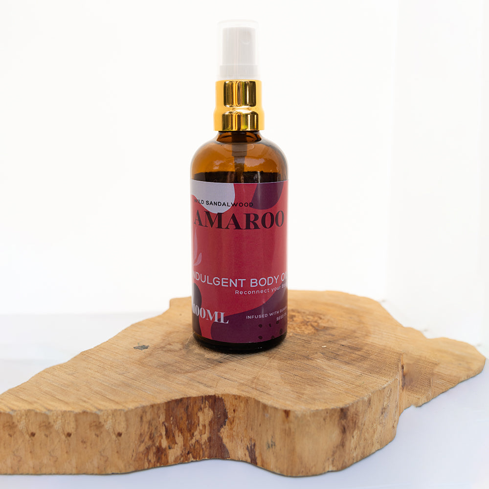 Amaroo Indulgent Body Oil (100ml) - Wild Sandalwood