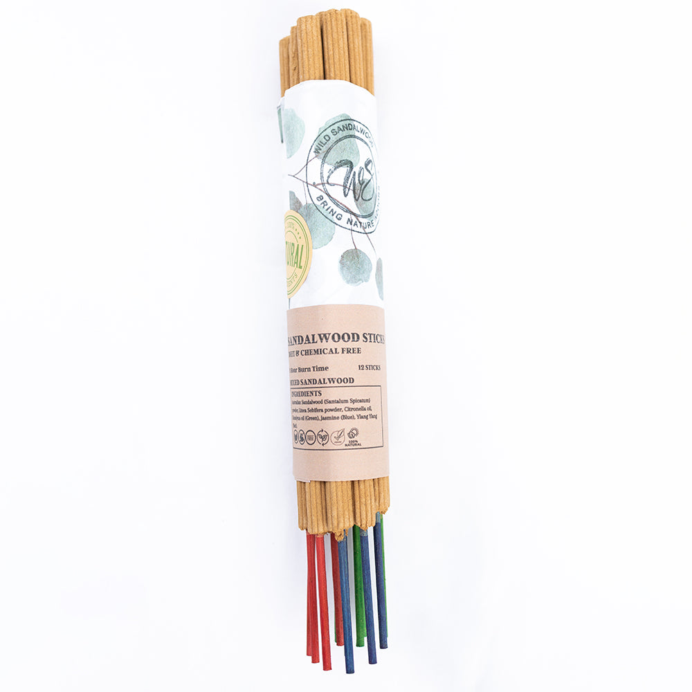 Australian Sandalwood Sticks - Natural Repellent - Wild Sandalwood
