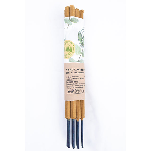 Jasmine Sandalwood Sticks - Natural Insect Repellent