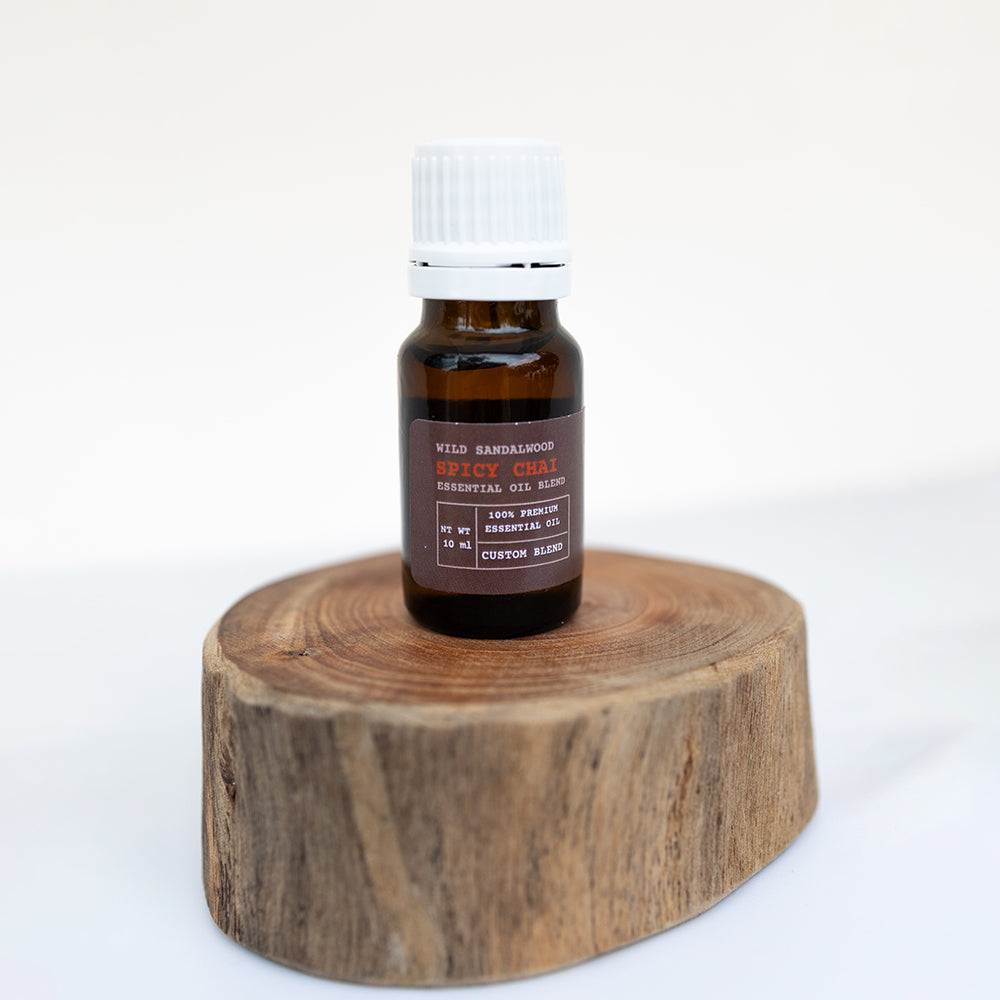 Spicy Chai Essential Oil - Warm Aromatherapy - Wild Sandalwood